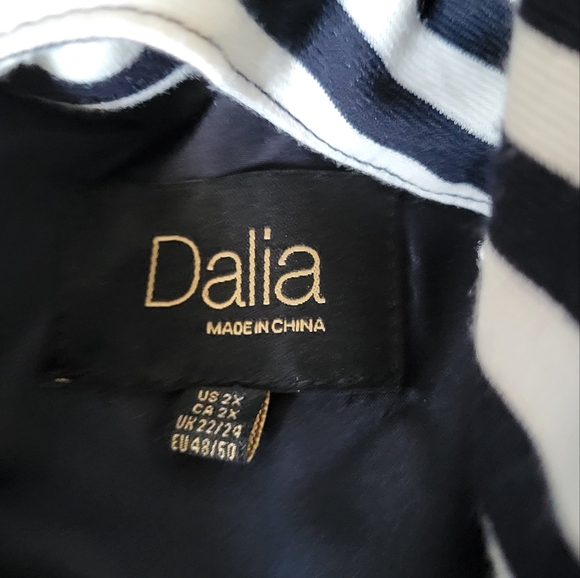 Dalia Navy Blue Outerwear Blazer, Size 2X - Picture 9 of 9